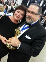 Cal and Maureen holding the NGH Rexfor L. North Award