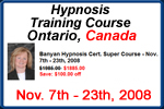 Hypnosis Training Course Ontario, Canada
