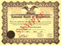 National Guild of Hypnotists Certificate